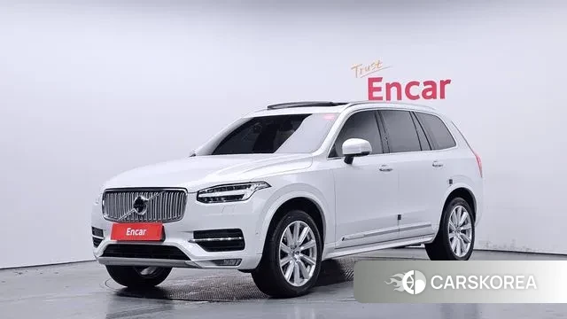 Volvo XC90 second Generation 2018 Белый из Кореи