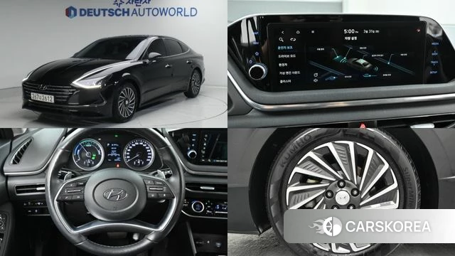 Hyundai Sonata Hybrid (DN8) 2020 Черный из Кореи