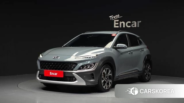 Hyundai The New Kona 2021 Серебристо-серый из Кореи