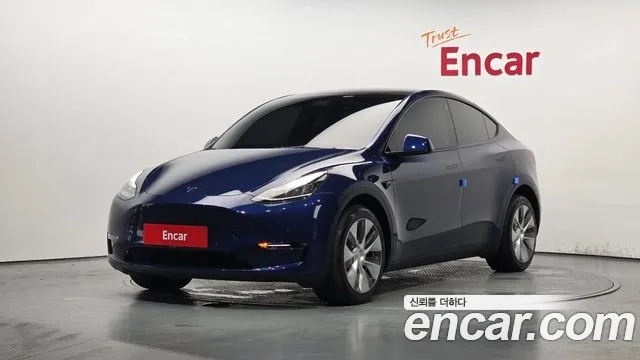 Tesla Model Y 2022 Синий из Кореи