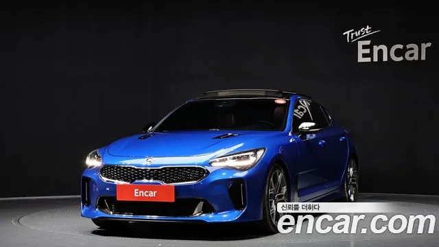 Kia Stinger 2019 Синий из Кореи