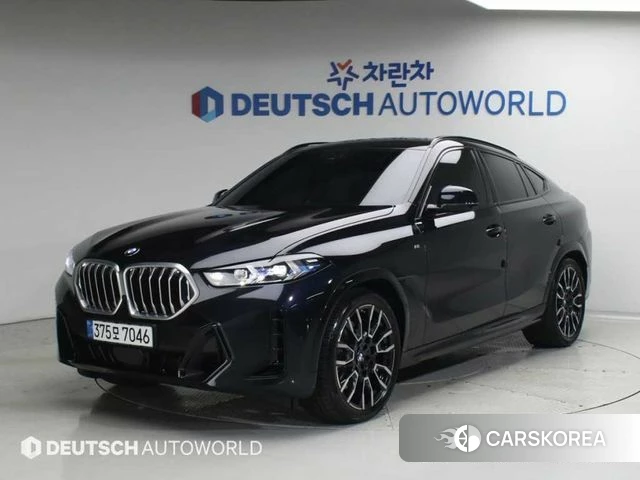 BMW X6 (G06) 2025 Черный из Кореи