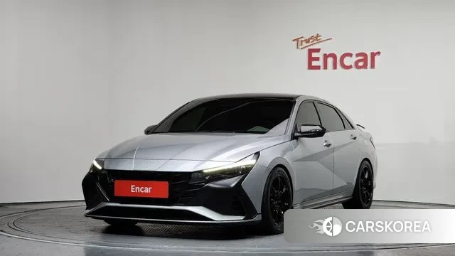 Hyundai Avante (CN7) 2021 Серебряный из Кореи