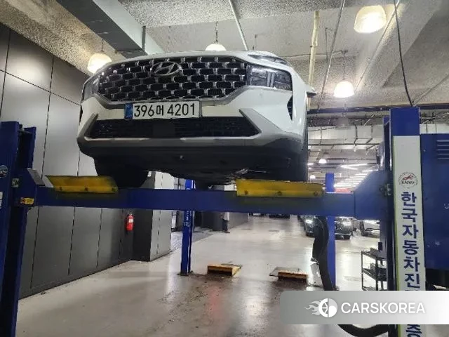 Hyundai The New Santa Fe 2022 Белый из Кореи