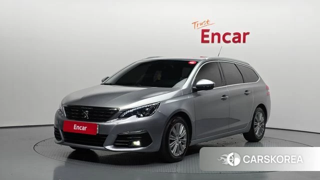 Peugeot 308SW Second generation 2018 Серебристо-серый из Кореи
