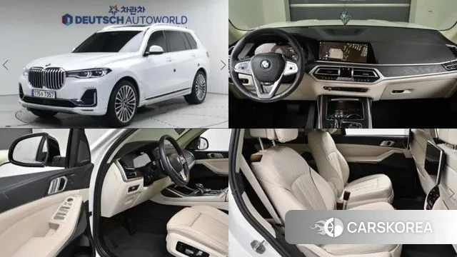 BMW X7 (G07) 2020 Белый из Кореи