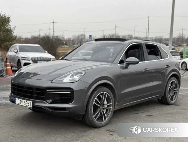Porsche Cayenne (PO536) 2021 Серый из Кореи