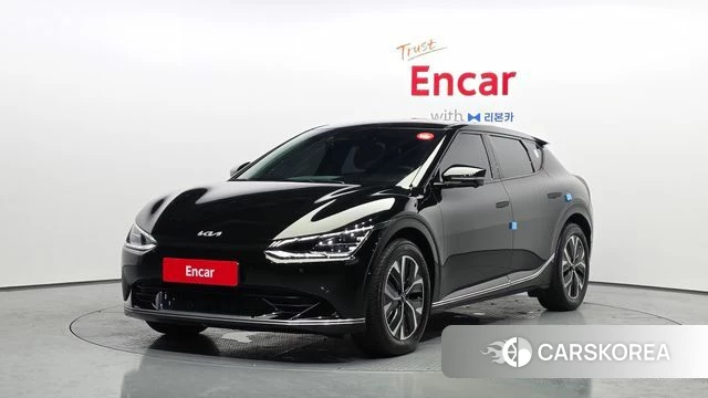 Kia EV6 2023 Черный из Кореи
