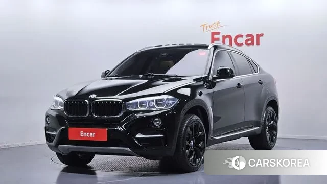 BMW X6 (F16) 2018 Черный из Кореи