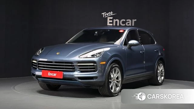 Porsche Cayenne (PO536) 2019 Небесно-голубой из Кореи