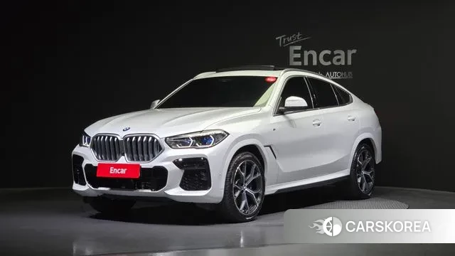BMW X6 (G06) 2022 Белый из Кореи