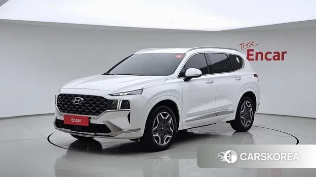 Hyundai The New Santa Fe 2023 Белый из Кореи