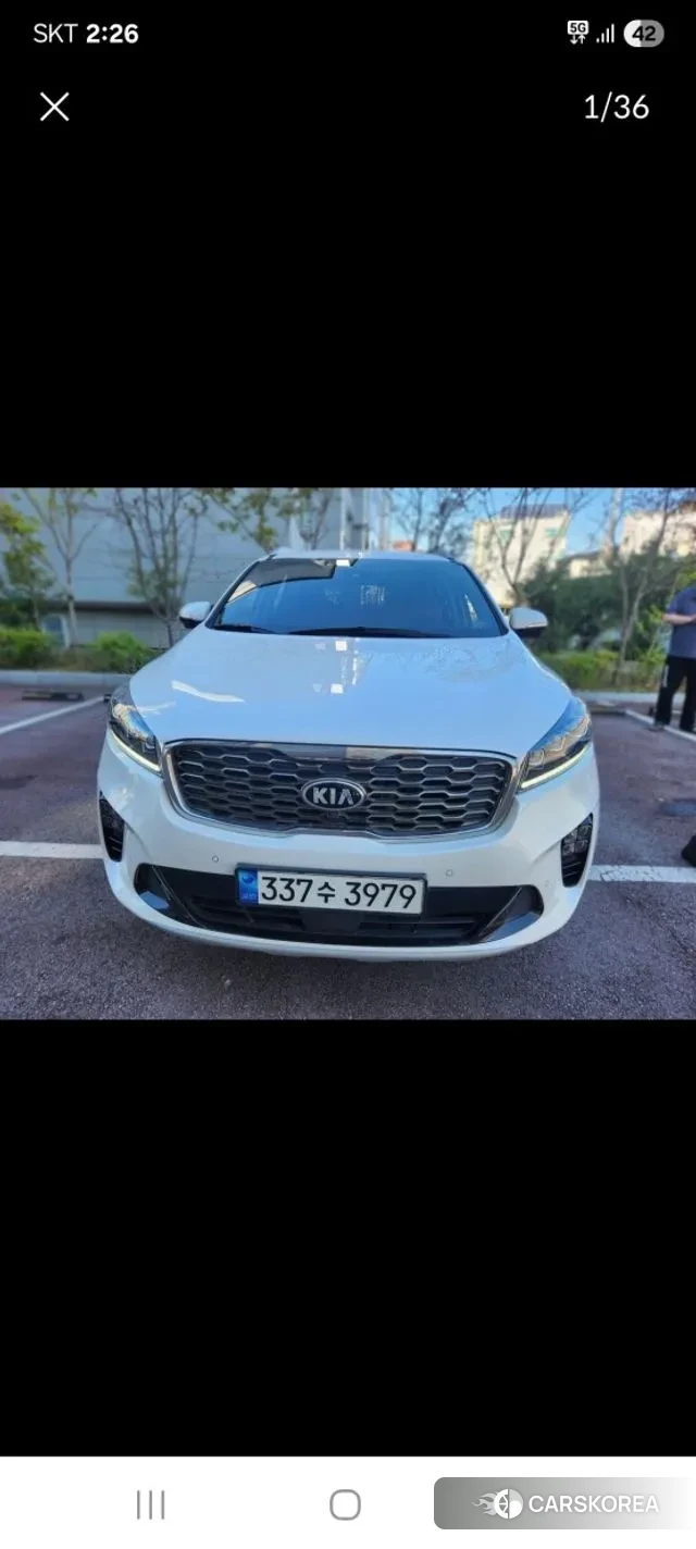 Kia The New Sorento 2019 Белый из Кореи