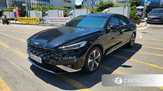 Kia K8 Hybrid 2021 Черный из Кореи