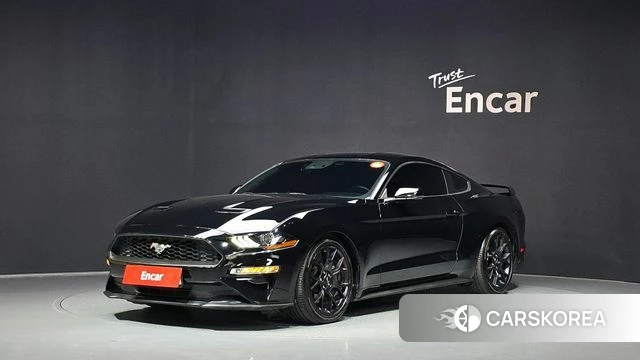 Ford Mustang 2018 Черный из Кореи