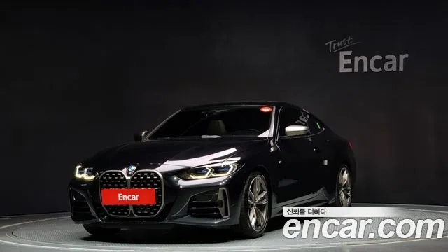 BMW 4 Series (G22) 2021 Черный из Кореи