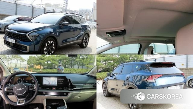 Kia Sportage 5th Generation 2022 Синий из Кореи