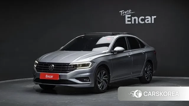Volkswagen 7th Generation of Jetta 2021 Серебристо-серый из Кореи