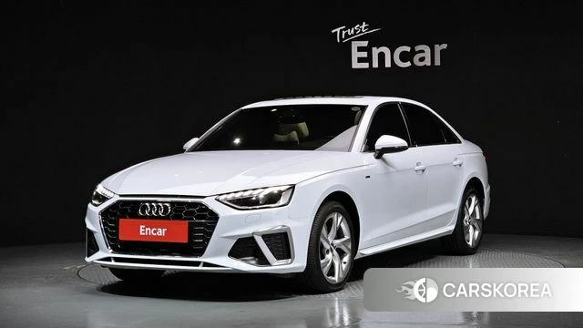Audi A4 (B9) 2021 Белый из Кореи