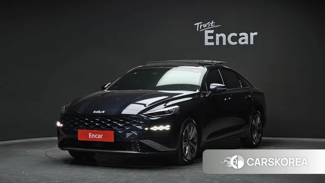 Kia K8 Hybrid 2024 Синий из Кореи