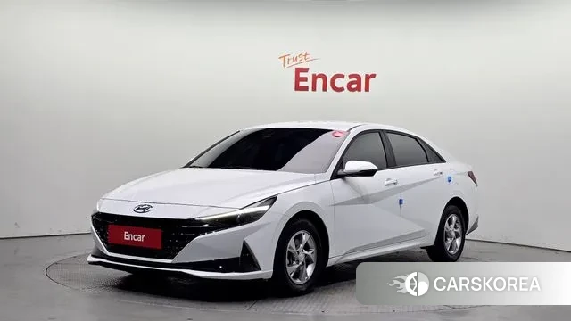Hyundai Avante (CN7) 2021 Белый из Кореи