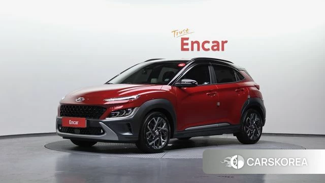 Hyundai The New Kona Hybrid 2020 Красный из Кореи