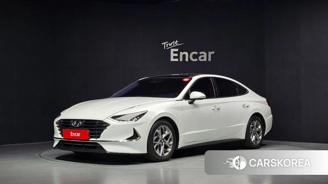 Hyundai Sonata (DN8) 2019 Белый из Кореи