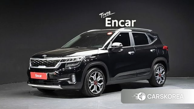Kia Seltos 2019 Черный из Кореи
