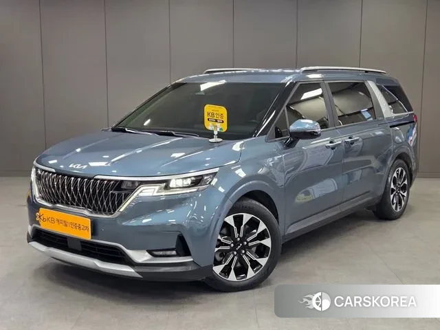 Kia Carnival 4th generation 2021 Небесно-голубой из Кореи