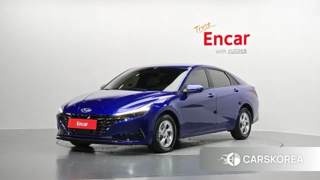Hyundai Avante (CN7) 2020 Синий из Кореи
