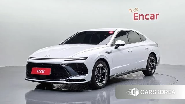 Hyundai Sonata D Edge Hybrid (DN8) 2024 Белый из Кореи