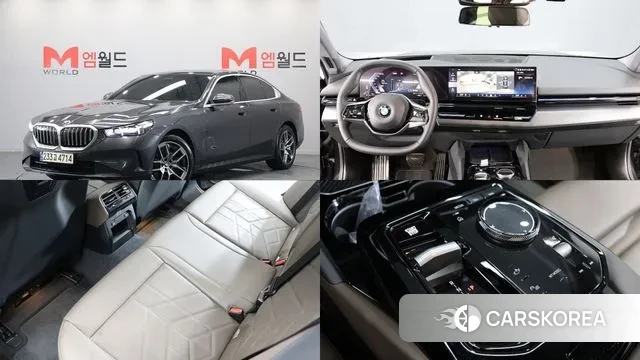 BMW 5 Series (G60) 2023 Серый из Кореи