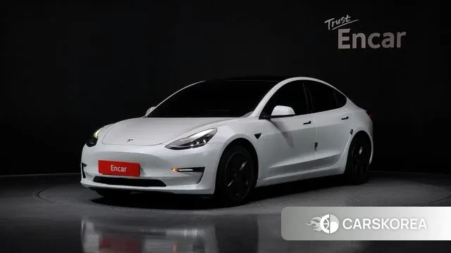 Tesla Model 3 2021 Белый из Кореи
