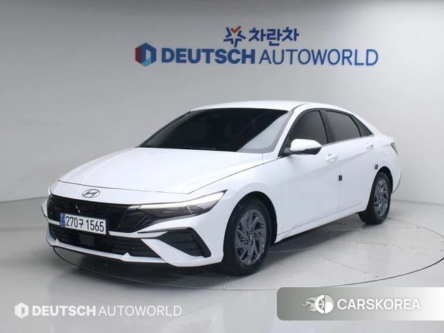 Hyundai The New Avante (CN7) 2025 Белый из Кореи