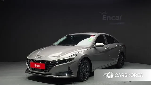 Hyundai Avante Hybrid (CN7) 2021 Серебристо-серый из Кореи