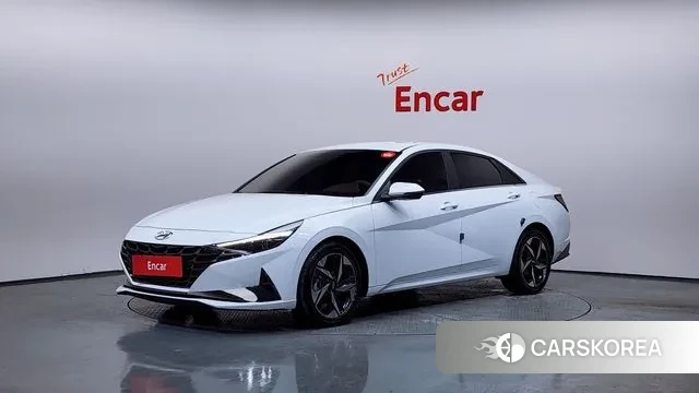Hyundai Avante (CN7) 2022 Белый из Кореи