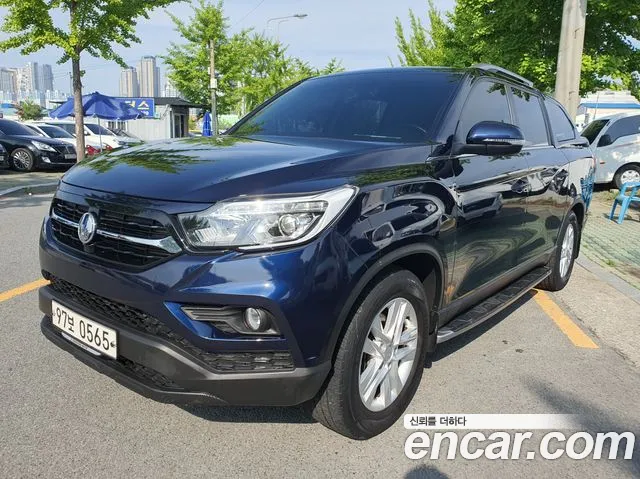 Ssangyong Rexton Sports 2019 Синий из Кореи