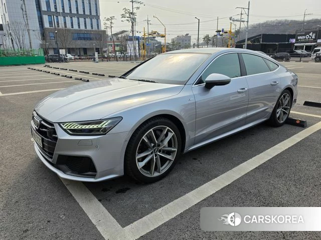 Audi A7 (4K) 2021 Серебряный из Кореи