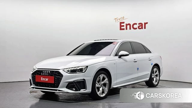 Audi A4 (B9) 2021 Белый из Кореи