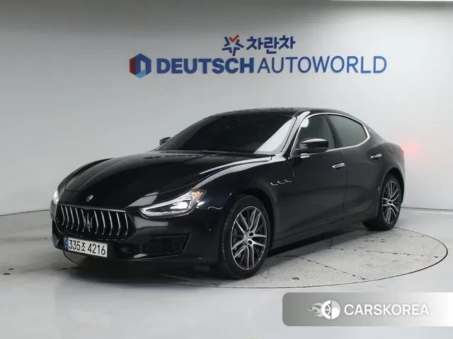 Maserati Ghibli 2018 Черный из Кореи