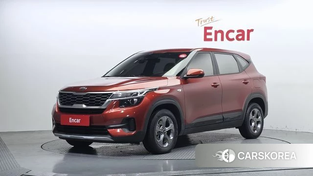 Kia Seltos 2021 Оранжевый из Кореи