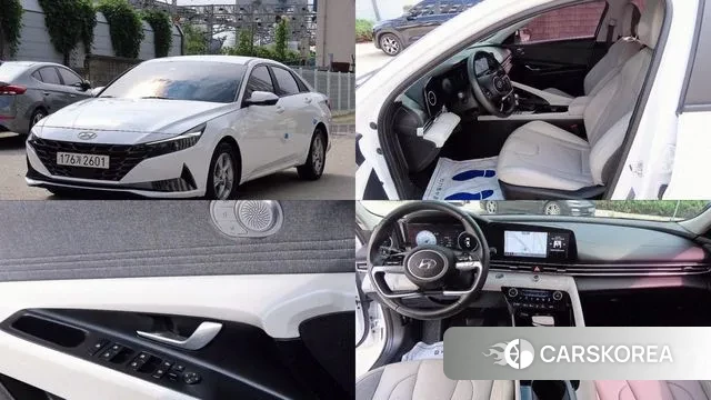 Hyundai Avante (CN7) 2020 Белый из Кореи