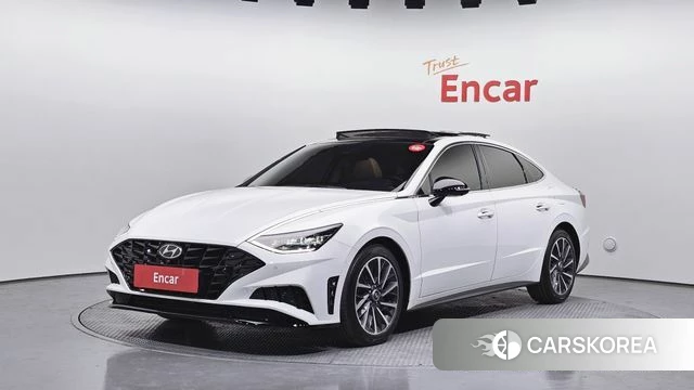 Hyundai Sonata (DN8) 2019 Белый из Кореи