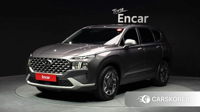 Hyundai The New Santa Fe 2022 Серый из Кореи
