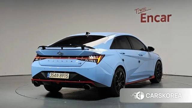 Hyundai Avante (CN7) 2022 Небесно-голубой из Кореи