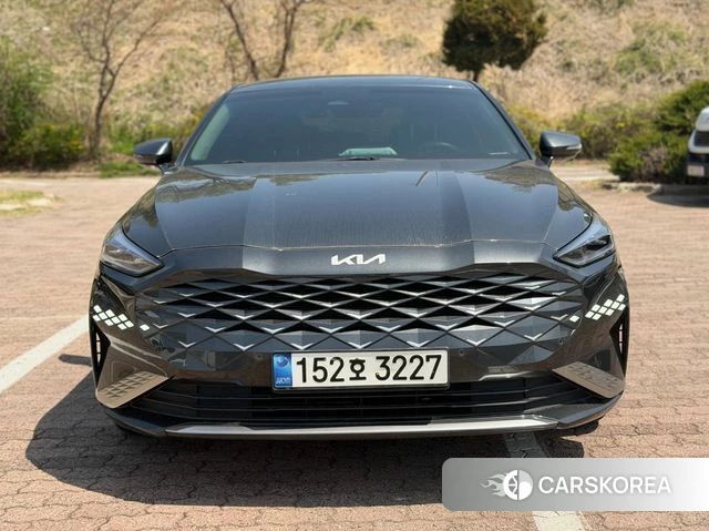 Kia K8 2021 Серый из Кореи