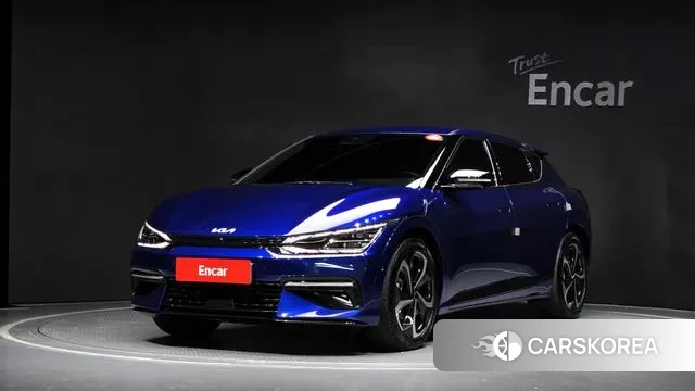 Kia EV6 2022 Синий из Кореи