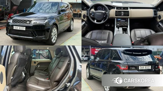 Land Rover Range Rover Sport 2nd Generation 2018 Черный из Кореи