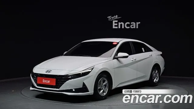 Hyundai Avante (CN7) 2021 Белый из Кореи