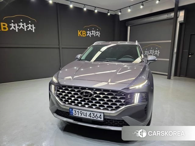 Hyundai The New Santa Fe 2022 Серый из Кореи
